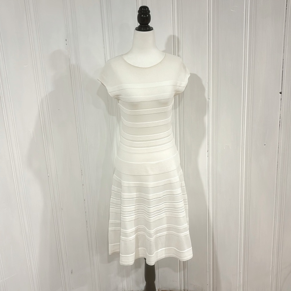 Elegant ADOLFO DOMINGUEZ white summery dress